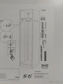 IKEA 702.779.57 polica biela - 3