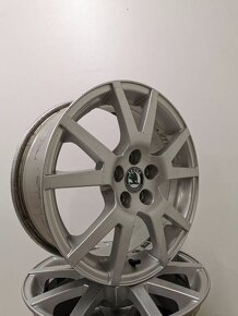 Original Skoda alu disky model Spider 5x100 R16 - 3