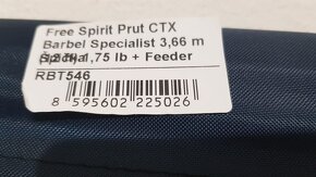 free spirit ctx barbel specialist 3,66m,1,75lb+fedrova spick - 3