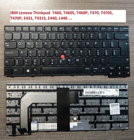 Klavesnice Lenovo T460 T470 - T440 E440 L440 E430 S430 X130E - 3