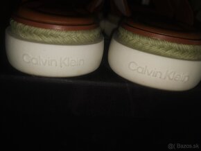 CALVIN KLEIN - nádherné luxusné šlapky, veľ.37, PC 159,- € - 3