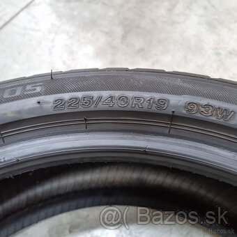 Letné pneumatiky 225/40 R19 BRIDGESTONE DOT1519 - 3