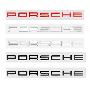 PORSCHE Logo, Emblém, Nápis - 3