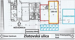 PRENÁJOM Priestorov 79m2/90m2/138m2/217m2 - Zlatovská ul.TN - 3