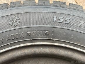 Kormoran kolesa zimne pneu 155/70 R13 75Q pouzite pol sezony - 3