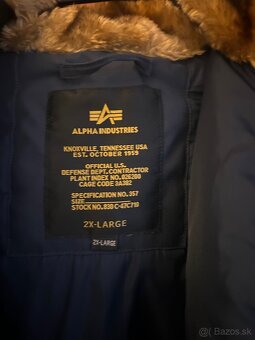 Alpha industries pánska zimná bunda - 3