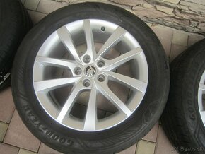 18" AL disky org. Š Kodiaq s let. pneu 235/55R18 Goodyear - 3