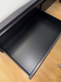 posteľ s matracom 140x200 IKEA + úložné šuflíky - 3