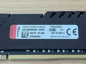 HyperX 8GB DDR4 2666MHz CL16 Fury series - 3