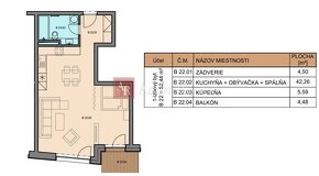 1-izb REKREAČNÝ APARTMÁN VYSOKÉ TATRY-TATRANSKÁ ŠTRBA 66,38m - 3