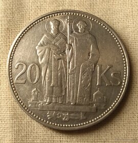 20 Koruna Cyril a Metod 1941 - slabo magnetická - 3