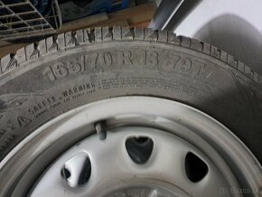 Pneumatiky + disky 165/70 R13 - 3