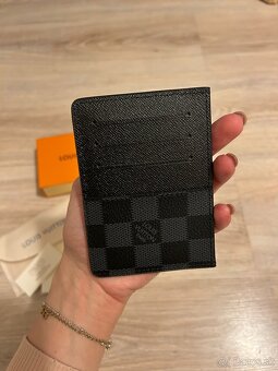 Louis Vuitton cardholder /peňaženka - čierna (LV1) - 3