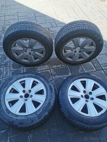 Predam 16" ALU 5x112 AUDI, + zimne pneu 225/55 r16 - 3