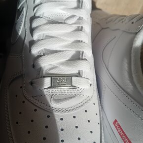 Supreme air force 1 low white - 3