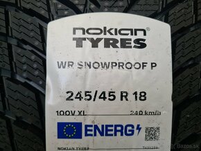 245/45 r18 zimné 4 ks NOKIAN - nejazdené, nepoužité - 3