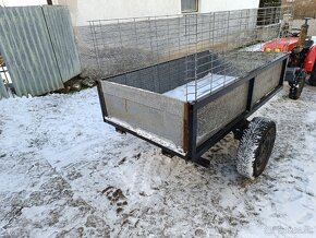 Vozík za malotraktor,štvorkolku alebo auto - 3