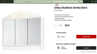 Kúpeľňová skrinka. - 3