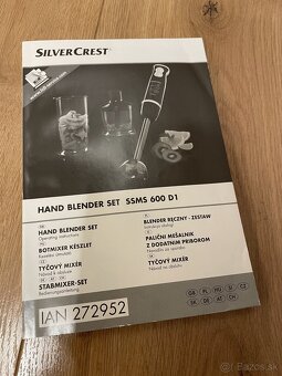 SilverCrest Hand Blender Set SSMS 600 D1 - 600W - 3