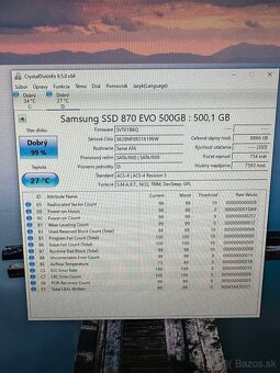 Samsung 870 EVO 500GB Sata 2,5” - 3