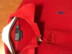 RALPH LAURENT originál pánske polotricko Red XL - 3