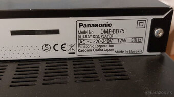 BRD player PANASONIC DMP MP75 - 3