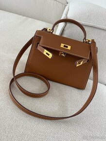 Hermes Kelly mini hnedá kabelka - 3