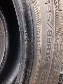 Predám pneumatiky 195 /65 R15 zimné 4ks - 3