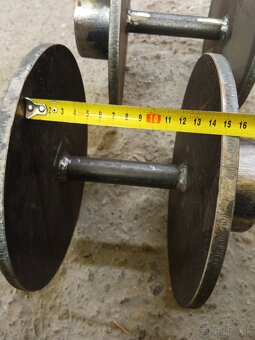 Jednoručky 2x22kg,(Rezervované). - 3