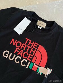 Gucci X The north face pánske tričko čierne - 3