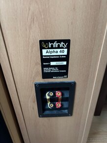 Repráky Infinity Alpha 40 + Reciever a DVD prehrávač - 3