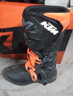 KTM COROZAL WP BOOTS BLACK ORANGE FL - 3