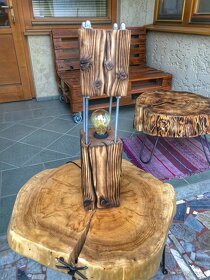 Lampa drevený trám - 3