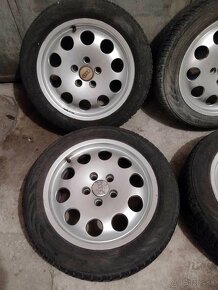 4ks alu disky orig. Audi 5x112 r16 pneu 205/55 r16 5mm - 3