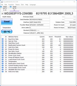 #47 - Disk 2TB Western Digital SATA 7200RPM 3,5" - 3