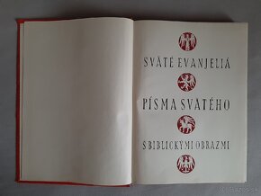 Sväté evanjeliá písma svätého s biblickými obrazmi 1949 - 3