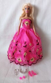 Dlhé Barbie šaty s doplnkami - 3