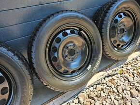 Zimná Sada Plechy 5x112 + Bridgestone 205/55 R16 - 3