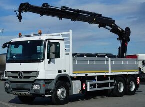 8759 - Mercedes-Benz ACTROS 2636 - 6x4 - Valník + HR-HIAB 28 - 3