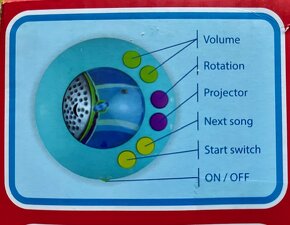 Kolotoč nad postieľku BabyMix s projektorom a ovládačom - 3