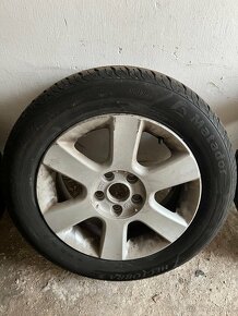 Letné pneumatiky R16 s diskami, rozmer 5x112 – originál VW - 3