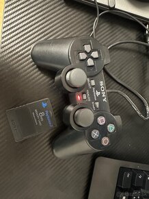 PS2 Dualshock2 originál + Pamäťová karta - 3