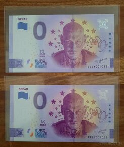 0€ bankovka SEPAR suvenír 1 séria - 3