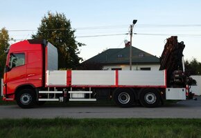 8693 Volvo FH460 - 6x2 - Valník + HR-HIAB 377E6 + JIB 28M – - 3