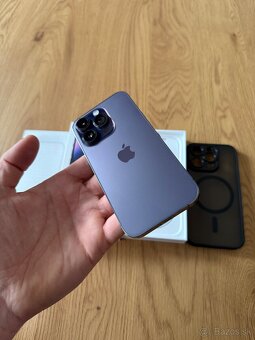 iPhone 14 Pro 256 gb Deep Purple - komplet príslušenstvo - 3