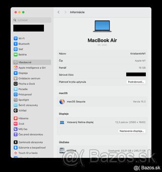 MacBook Air M1 - 16GB/256GB - 3