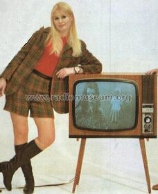 Televizor Victoria s mahagonovym drevom , dyhou - 3