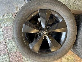 Zimné pneu Michelin alpin5 s alu diskami vhodne na SEAT  VW - 3