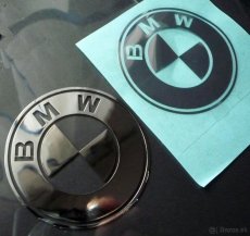 BMW LOGO nalepka Metal Edition 30 a 60 mm - 3