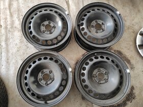 Plechové disky 15" 5x100 Audi A1 - 3